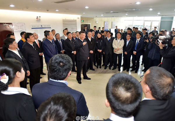 【新华网】习近平考察中科大:要在开放中推进自主创新